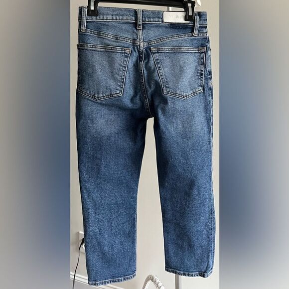 Re/Done Comfort Stretch High Rise Ankle Crop Jeans size 26, NWOT - Picture 9 of 11